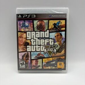 Grand Theft Auto V GTA 5 Sony PlayStation 3 PS3 Rockstar Games 2013 Action RPG